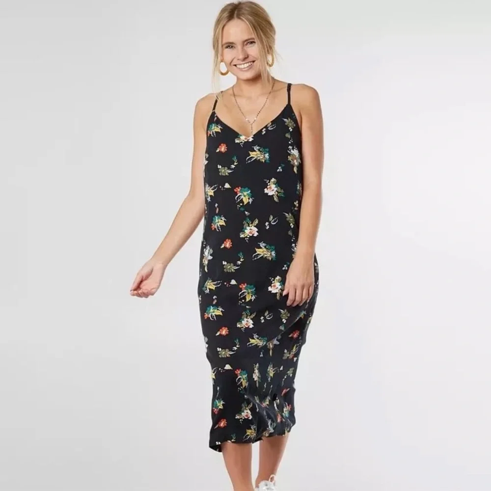 🔆RVCA🔆MADDOX MIDI DRESS - Picture 3 of 15